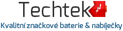 Techtek e-shop Kvalitní značkové baterie a nabíječky za nejvýhodnější ceny