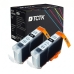 Inkoust Nahrazuje Canon 3eBK TCTK Inkoustové náplně 3eBK sada 2 ks černá kompatibilní s Canon BJC 3000 6000 6100 6200, pro BJC 6200 S, pro BJC 6500, pro MultiPASS C 100, pro MultiPASS MP 700, pro MultiPASS MP 700 Photo