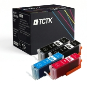 TCTK Inkoustové náplně PGI-550XL sada 2 ks černá kompatibilní s Canon PIXMA IP 7200 7240 7250 8700 8720 8750, PIXMA IX 6800 6850, PIXMA MG 5400 5450 5500 5550 5600 5650 5655 6300, nahrazuje 6443B001