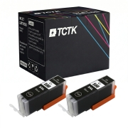 TCTK Inkoustové náplně PGI-580XXL sada 2 ks černá kompatibilní s Canon PIXMA TR 7550 7650 8550 8650, PIXMA TS 6150 6151 6240 6241 6250 6251 6350 6351 705 8150 8151 8152 8250 8251, nahrazuje 1970C001