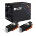 TCTK Inkoustové náplně PGI-580XXL sada 2 ks černá kompatibilní s Canon PIXMA TR 7550 7650 8550 8650, PIXMA TS 6150 6151 6240 6241 6250 6251 6350 6351 705 8150 8151 8152 8250 8251, nahrazuje 1970C001