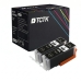 TCTK Inkoustové náplně PGI-580XXL sada 2 ks černá kompatibilní s Canon PIXMA TR 7550 7650 8550 8650, PIXMA TS 6150 6151 6240 6241 6250 6251 6350 6351 705 8150 8151 8152 8250 8251, nahrazuje 1970C001