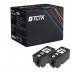 TCTK Inkoustové náplně 903XL sada 2 ks černá kompatibilní s HP OfficeJet 6900 6950, pro OfficeJet Pro 6860 6868 6950 6960 6968 6970 6975 6978, nahrazuje T6M15AE