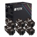 TCTK Inkoustové náplně 912XL sada 2 ks černá kompatibilní s HP OfficeJet 8010, pro OfficeJet Pro 8010 8012 8013 8014 8015 8017 8018 8020 8022 8023 8024 8025 8026 8028 8035, nahrazuje 3YL84AE