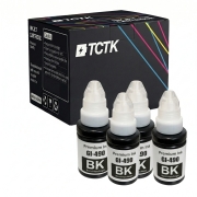 TCTK Inkoustové náplně GI-490BK sada 4 ks černá kompatibilní s Canon PIXMA G1400 G1410 G1411 G2400 G2410 G2411 G3400 G3410 G3411 G4400 G4410 G4411