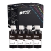 TCTK Inkoustové náplně 32XL sada 4 ks černá kompatibilní s HP Smart Tank 502 510 5100 5105 5106 5107 5108 513 514 517 532 533 534 536 539 6000 6001 6002 6005 6006 617 670 675 7000, nahrazuje 1VV24AA