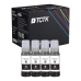 TCTK Inkoust 102 balení 4 ks Černá kompatibilní s Epson EcoTank ET-15000 ET-2700 ET-2750 ET-2850 ET-3700 ET-3750 ET-3850 ET-4750 ET-4850 WorkForce ST-2000, nahrazuje C13T03R140