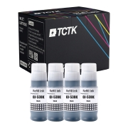 TCTK Inkoust T6641 4ks Černý kompatibilní s Epson EcoTank ET-14000 ET-16500 ET-2500 ET-2600 ET-4500 L100 L200 L300 L355 L555 L1300, nahrazuje C13T66414A C13T664140