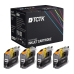 TCTK Inkoustové náplně LC123BK sada 4 ks černá kompatibilní s Brother DCP-J 132 W, DCP-J 150, DCP-J 152 W WR, DCP-J 172 W, DCP-J 4110 DW W, DCP-J 552 DW, DCP-J 752 DW, MFC-J 245, MFC-J 4310 DW