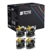 TCTK Inkoustové náplně LC223BK sada 4 ks černá kompatibilní s Brother DCP-J 4120 DW, DCP-J 562 DW, MFC-J 1140 W, MFC-J 1150 DW, MFC-J 1170 DW, MFC-J 1180 DWT, MFC-J 4420 DW, MFC-J 4425 DW