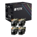 TCTK Inkoustové náplně LC22U sada 4 ks černá kompatibilní s Brother DCP-J 785 DW, MFC-J 985 DW