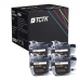TCTK Inkoustové náplně LC-3217 sada 4 ks černá kompatibilní s Brother MFC-J 5330 DW, MFC-J 5335 DW DWF, MFC-J 5730 DW, MFC-J 5830 DW, MFC-J 5930 DW, MFC-J 6530 DW, MFC-J 6535 DW, nahrazuje LC3217BK