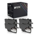 TCTK Inkoustové náplně LC-424 sada 4 ks černá kompatibilní s Brother DCP-J 1200, DCP-J 1200 DW W WE, DCP-J 1200 WE ecopro, nahrazuje LC424BK