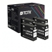 TCTK Inkoustové náplně PGI-2500XL sada 4 ks černá kompatibilní s Canon MAXIFY iB 4000 4050 4100 4150, pro MAXIFY MB 5000 5050 5100 5150 5155 5300 5350 5400 5450 5455, nahrazuje 9254B001
