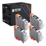 TCTK Inkoustové náplně CLI-65BK sada 4 ks černá kompatibilní s Canon PIXMA PRO-200, nahrazuje 4215C001