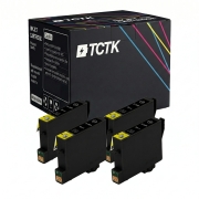 TCTK Inkoustové náplně T0551 sada 4 ks černá kompatibilní s Epson Stylus Photo R 240 245, Stylus Photo RX 420 425 520, nahrazuje C13T05514010