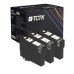 TCTK Inkoustové náplně T1281 sada 4 ks černá kompatibilní s Epson Stylus Office BX 305 F FW, Stylus Office BX 305 FW Plus, Stylus S 22, Stylus SX 125 130 230 235, nahrazuje C13T12814012