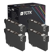 TCTK Inkoustové náplně 16XL sada 4 ks černá kompatibilní s Epson WorkForce WF-2010 W, pro WorkForce WF-2110 W, pro WorkForce WF-2500, pro WorkForce WF-2510 WF, nahrazuje C13T16314012