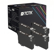 TCTK Inkoustové náplně 502XL sada 4 ks černá kompatibilní s Epson Expression Home XP-5100 XP-5105 XP-5115 XP-5150 XP-5155, WorkForce WF-2860 DWF, WorkForce WF-2865 DWF, nahrazuje C13T02W14010