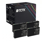 TCTK Inkoustové náplně T7011 sada 4 ks černá kompatibilní s Epson WorkForce Pro WP-4000 WP-4015DN WP-4095DN WP-4500 WP-4515DN WP-4525DNF WP-4595DNF, nahrazuje C13T70114010