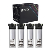 TCTK Inkoustové náplně T9441 sada 4 ks černá kompatibilní s Epson WorkForce Pro WF-C 5210 DW, WorkForce Pro WF-C 5215 DW, WorkForce Pro WF-C 5290 DW, nahrazuje C13T944140