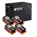 TCTK Inkoustové náplně 920XL sada 4 ks černá kompatibilní s HP OfficeJet 6000, OfficeJet 6000 Wireless, OfficeJet 6500, OfficeJet 6500 A, OfficeJet 6500 A Plus, nahrazuje CD971AA