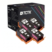 TCTK Inkoustové náplně 934XL sada 4 ks černá kompatibilní s HP OfficeJet 6800 6812 6815 6820 6822 6825, OfficeJet e-All-in-One Printer, OfficeJet e-tout-en-un, OfficeJet Pro 6200, nahrazuje C2P23AE