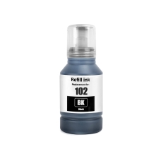 Kompatibilní s Epson 102 BK / 127ml Inkoust Černá (Tiskový inkoust)