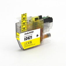 Kompatibilní náhrada za Kompatibilní s Brother LC421XLY / 10ml Inkoust Žlutá (Inkoustové kazety)