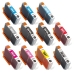 TCTK Inkoustové náplně PFI-300CO PFI-300C PFI-300GY PFI-300MBK PFI-300M PFI-300PBK PFI-300PC PFI-300PM PFI-300R PFI-300Y sada 10 ks vícebarevná kompatibilní s Canon imagePROGRAF PRO-300