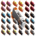 TCTK Inkoustové náplně PFI-300CO PFI-300C PFI-300GY PFI-300MBK PFI-300M PFI-300PBK PFI-300PC PFI-300PM PFI-300R PFI-300Y sada 40 ks vícebarevná (po 4 ks) kompatibilní s Canon imagePROGRAF PRO-300