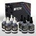 TCTK Inkoustové náplně 100mlBT6000BK BT6000BK sada 8 ks 4x černá 4x azurová kompatibilní s Brother DCP-T300 DCP-T500W DCP-T700W MFC-T800W