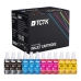 TCTK Inkoust T6641 T6642 T6643 T6644 Sada 12ks 3x CMYK kompatibilní s Epson EcoTank ET-14000 ET-2500 ET-2550 ET-4500 L120 L210 L310 L355 L382 L555, nahrazuje C13T66414A C13T664140