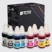TCTK Inkoustové náplně GI-490BK GI-490C GI-490M GI-490Y sada 8 ks CMYK (po 2 ks) kompatibilní s Canon PIXMA G1400 G1410 G1411 G2400 G2410 G2411 G3400 G3410 G3411 G4400 G4410 G4411