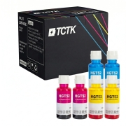 TCTK Inkoustové náplně 100ml GT52C GT52M GT52Y sada 6 ks CMY (po 2 ks) kompatibilní s HP DeskJet GT 5810 5820 5822, Ink Tank 115 118 310 311 315 318 319 410 411 412 415 416 418 419, Smart Tank 500 502