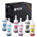 TCTK Inkoustové náplně 100ml 100mlT6732 100ml 100ml T6735 100mlT6736 sada 6 ks vícebarevná kompatibilní s Epson L1800 Epson L1800, L800 Epson L800, L805 Epson L805, L810 Epson L810, L850 Epson L850
