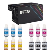 TCTK inkoust 3x Black 3x Cyan 3x Magenta 3x Yellow kompatibilní s Canon PIXMA G1000 G1010 G2000 G2002 G2010 G3000 G3010 G4000 G4010, nahrazuje GI-790BK GI-790Y
