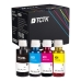 TCTK Inkoustové náplně 32XL 31 C 31 M 31 Y sada 4 ks CMYK kompatibilní s HP Smart Tank 502 510 5100 5105 5106 5107 5108 513 514 517 532 533 534 536 539 6000 6001 6002 6005 6006 617, nahrazuje 1VV24AA