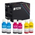 TCTK Inkoustové náplně 70ml GT52M GT52Y sada 6 ks CMY (po 2 ks) kompatibilní s HP DeskJet GT 5810 5820 5822, Ink Tank 115 118 310 311 315 318 319 410 411 412 415 416 418 419, Smart Tank 500 502 508