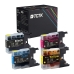 TCTK Inkoustové náplně LC-12 LC12 LC12 LC12 sada 4 ks CMYK kompatibilní s Brother DCP-J 525 N W, pro DCP-J 540 N, pro DCP-J 725 DW, pro DCP-J 740 N, pro DCP-J 925 DW N, nahrazuje LC12BK