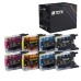 TCTK Inkoustové náplně LC-12 LC12 LC12 LC12 sada 8 ks CMYK (po 2 ks) kompatibilní s Brother DCP-J 525 N W, DCP-J 540 N, DCP-J 725 DW, DCP-J 740 N, DCP-J 925 DW N, DCP-J 940 N-B N-W, nahrazuje LC12BK