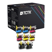TCTK inkoustové kazety LC-125 LC-127 8pack CMYK kompatibilní s Brother DCP-J 4110 DW 4110 W MFC-J 4310 DW 4410 DW 4510 DW 4610 DW 4710 DW, nahrazuje LC125XLC