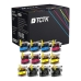 TCTK Inkoustové náplně LC-125 LC-125 LC-125 LC-127 sada 12 ks CMYK (po 3 ks) kompatibilní s Brother DCP-J 4110 DW W, pro MFC-J 4310 DW, pro MFC-J 4410 DW, pro MFC-J 4510 DW, nahrazuje LC125XLC