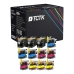 TCTK toner 125A 128A CRG-716 4balení CMYK kompatibilní s Brother MFC-J 5920 DW, nahrazuje LC22EBK