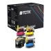 TCTK Inkoustové náplně B-LC22U LC22U LC22U LC22U sada 4 ks CMYK kompatibilní s Brother DCP-J 785 DW, MFC-J 985 DW
