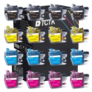 TCTK inkoust 4balení CMYK kompatibilní s Brother DCP-J 572 DW DCP-J 772 DNW DCP-J 772 DW DCP-J 774 DW MFC-J 490 MFC-J 491 DW MFC-J 497 DW MFC-J 890 DW MFC-J 895 DW, nahrazuje LC3211BK LC3213Y LC3213C LC3213M