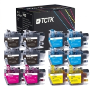 TCTK inkoustové kazety LC-3217 LC-3219XL 4 balení CMYK kompatibilní s Brother MFC-J 5330 DW MFC-J 5730 DW MFC-J 6935 DWF, nahrazuje LC3217BK