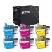 TCTK inkoustové kazety LC-3217 balení 6 ks CMY kompatibilní s Brother MFC-J 5330 DW 5730 DW 6530 DW 6930 DW, nahrazuje LC3217C