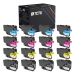 TCTK Inkoustové náplně LC-3237 LC-3239XL LC-3239XL LC-3239XL sada 16 ks CMYK (po 4 ks) kompatibilní s Brother HL-J 6000 DW, pro HL-J 6100 DW, pro MFC-J 5945 DW, pro MFC-J 6945 DW, nahrazuje LC3237BK