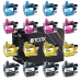 TCTK Inkoustové náplně LC-422XL LC-422XL LC-422XL LC-422XL sada 16 ks CMYK (po 4 ks) kompatibilní s Brother MFC-J 5340 DW, pro MFC-J 5340 DWE Ecopro, pro MFC-J 5345 DW, nahrazuje LC422XLBK